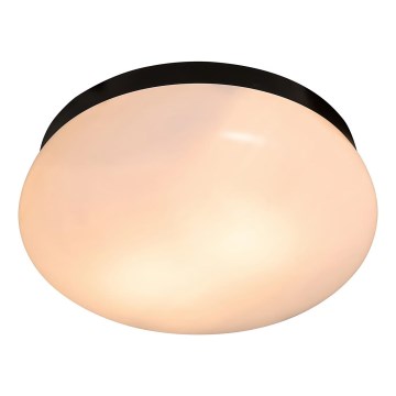 Nordlux - Badkamer plafondlamp FOAM 2xE27/55W/230V IP44 zwart