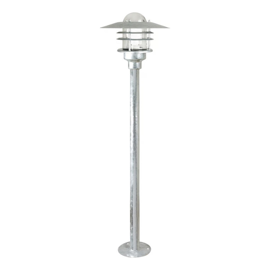 Nordlux - Buitenlamp AGGER 1xE27/60W/230V IP54 zilverkleurig