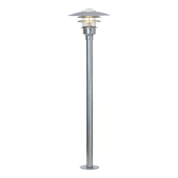 Nordlux - Buitenlamp LONSTRUP 1xE27/60W/230V IP44 mat chroom 116 cm