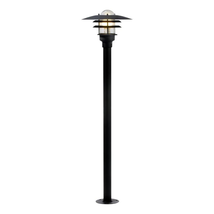 Nordlux - Buitenlamp LONSTRUP 1xE27/60W/230V IP44 zwart 116 cm