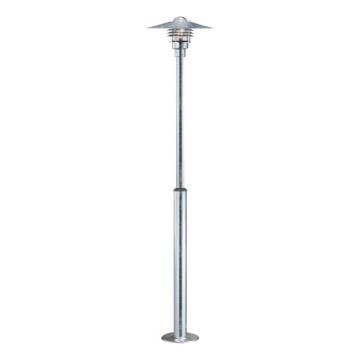 Nordlux - Buitenlamp VEJERS 1xE27/60W/230V IP54 zilver 130 cm