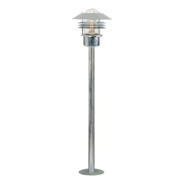 Nordlux - Buitenlamp VEJERS 1xE27/60W/230V IP54 zilverkleurig