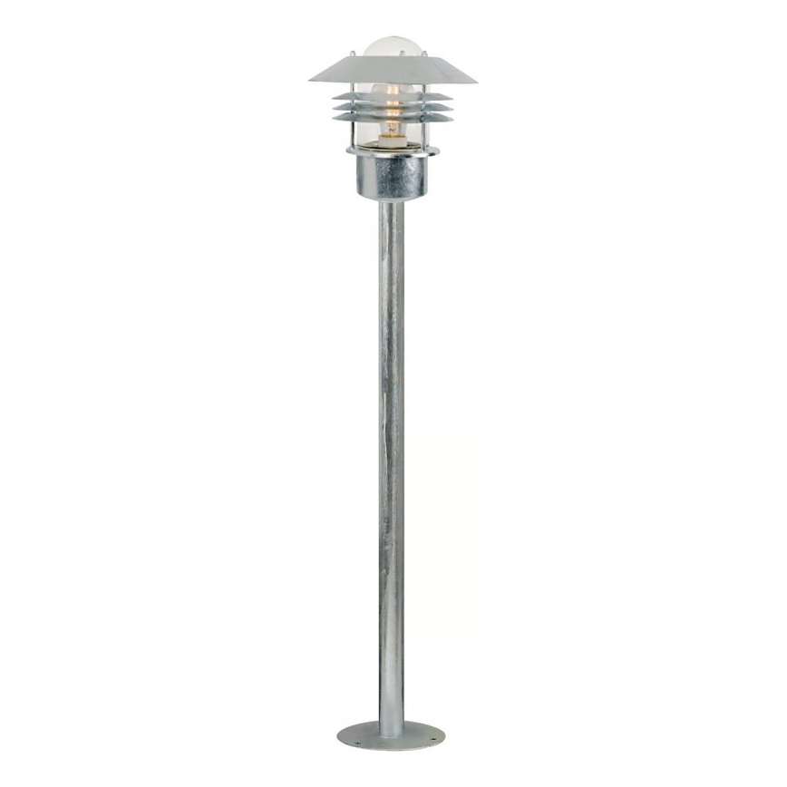Nordlux - Buitenlamp VEJERS 1xE27/60W/230V IP54 zilverkleurig