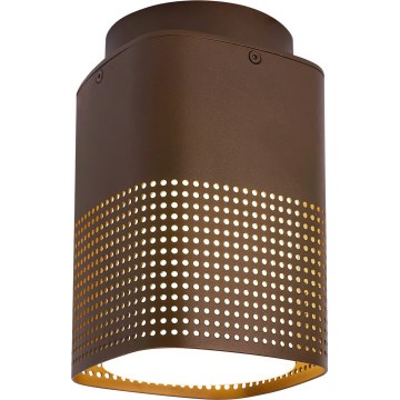 Nordlux - Buitenplafondlamp SIDARA 1xE27/15W/230V IP54 bruin