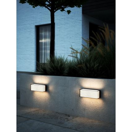 Nordlux - Buitenwandlamp FLUCTUS 2xE27/15W/230V IP44