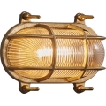 Nordlux - Buitenwandlamp HELFORD 1xE27/12,5W/230V IP64 messing