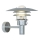 Nordlux - Buitenwandlamp met sensor LONSTRUP 1xE27/60W/230V IP44 zilverkleurig