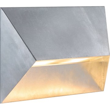 Nordlux - Buitenwandlamp PONTIO 2xGU10/25W/230V IP54 zilverkleurig