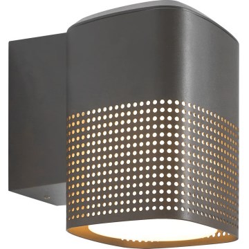 Nordlux - Buitenwandlamp SIDARA 1xE27/15W/230V IP54 antraciet