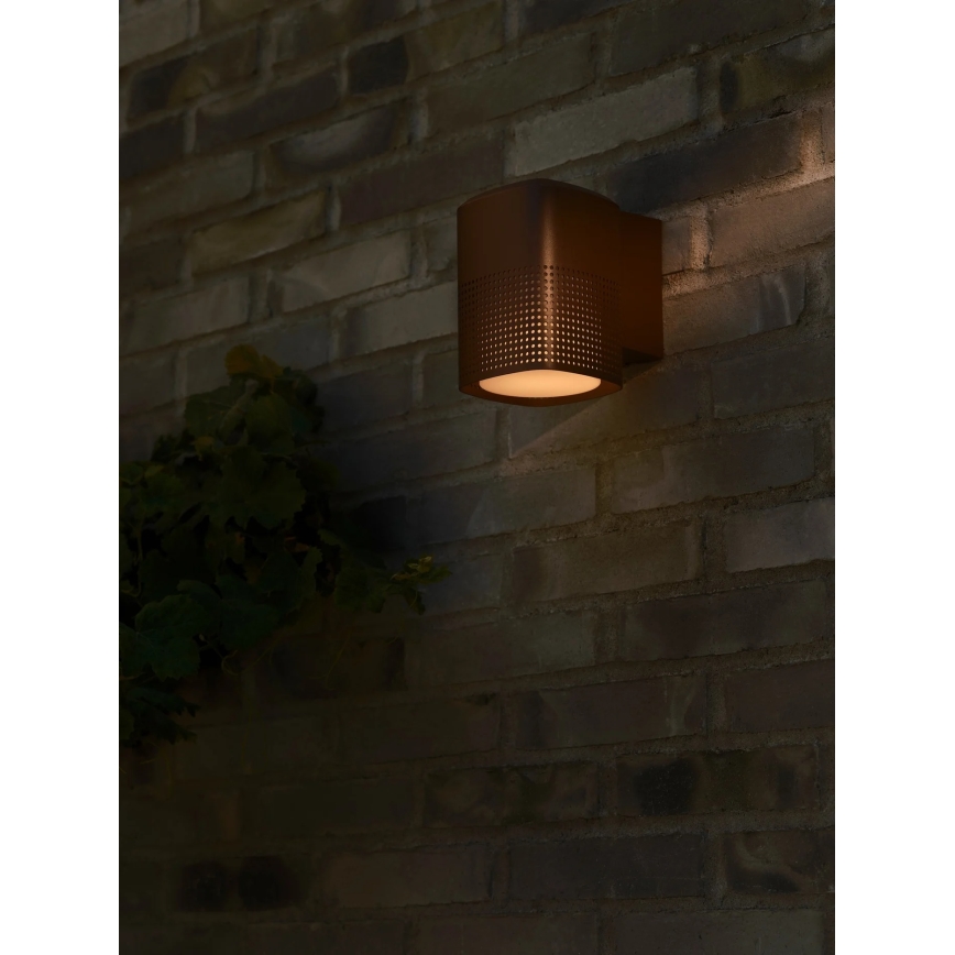 Nordlux - Buitenwandlamp SIDARA 1xE27/15W/230V IP54 bruin
