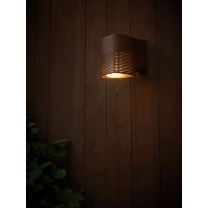Nordlux - Buitenwandlamp SIDARA 1xE27/15W/230V IP54 bruin