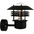 Nordlux - Buitenwandlamp VEJERS 1xE27/60W/230V IP54 zwart