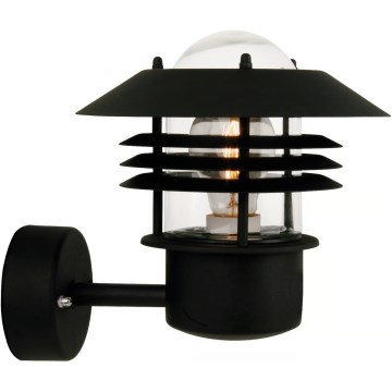Nordlux - Buitenwandlamp VEJERS 1xE27/60W/230V IP54 zwart