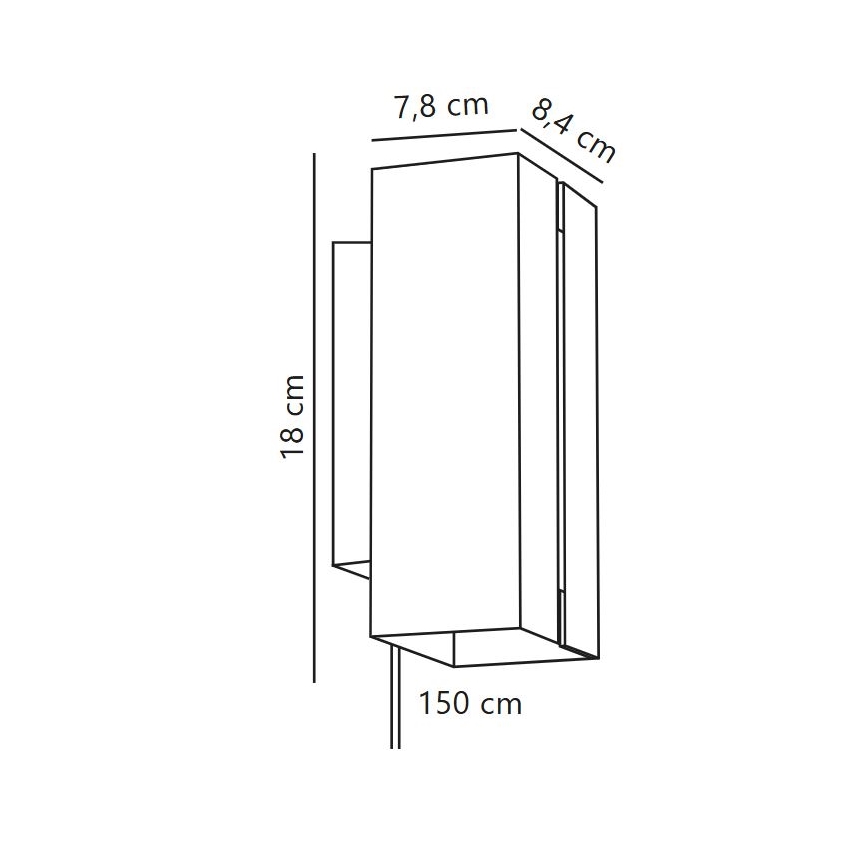 Nordlux - LED Dimbare Wandlamp CURTIZ 2xLED/4,5W/230V wit