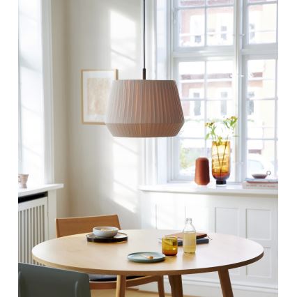 Nordlux - DICTE hanglamp aan kabel 1xE27/60W/230V Ø40 cm beige