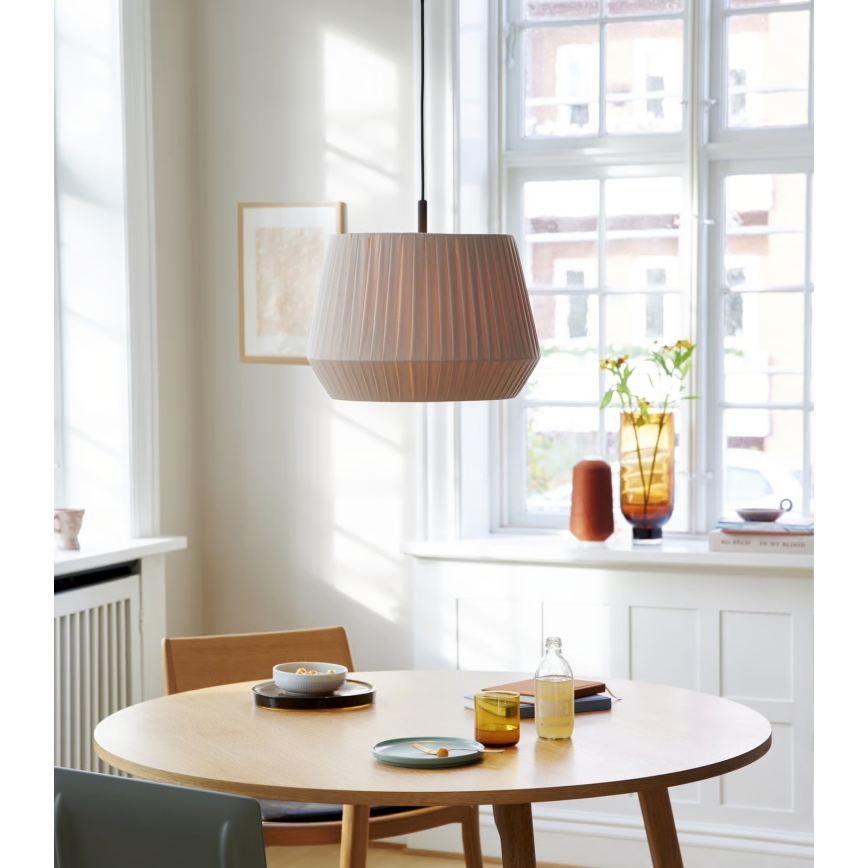 Nordlux - DICTE hanglamp aan kabel 1xE27/60W/230V Ø40 cm beige
