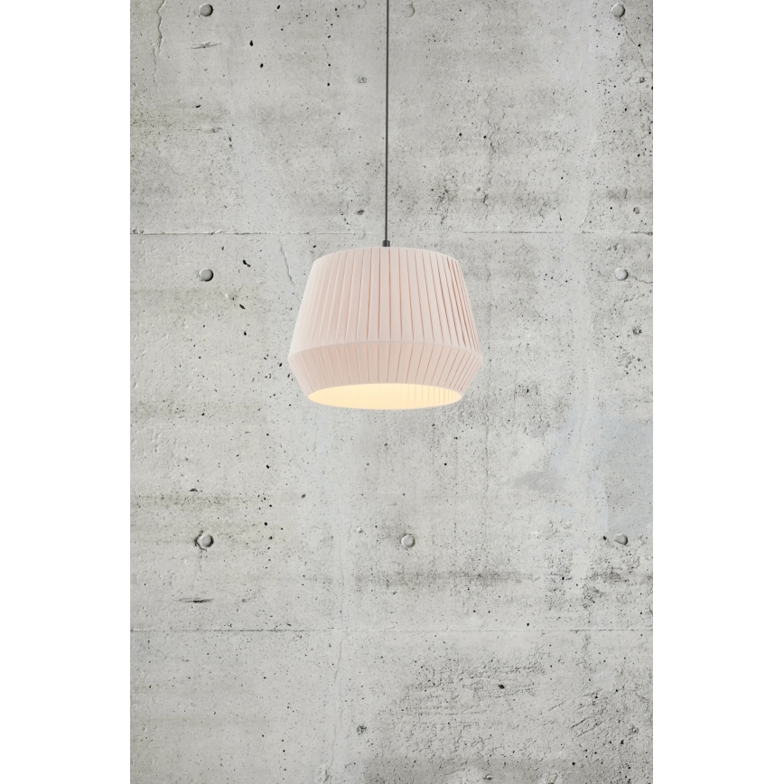 Nordlux - DICTE hanglamp aan kabel 1xE27/60W/230V Ø40 cm beige