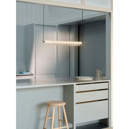 Nordlux - LED Dimbare pendellamp met kabelophanging ALIANI LED/20W/230V 3000K 100 cm zwart/helder