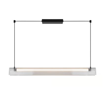 Nordlux - LED Dimbare pendellamp met kabelophanging ALIANI LED/20W/230V 3000K 100 cm zwart/helder