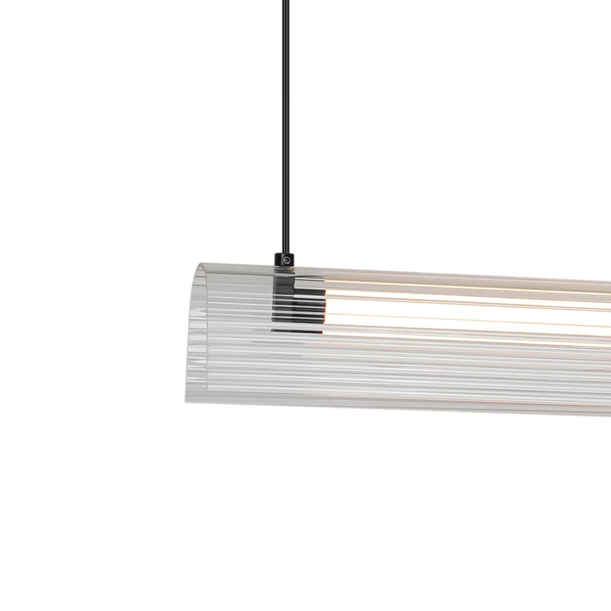 Nordlux - LED Dimbare pendellamp met kabelophanging ALIANI LED/20W/230V 3000K 100 cm zwart/helder