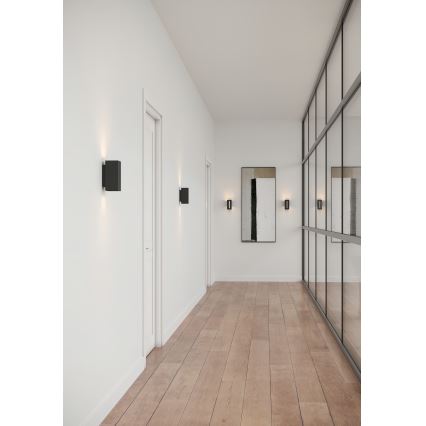 Nordlux - Dimbare LED wandverlichting CURTIZ 2xLED/4,5W/230V zwart