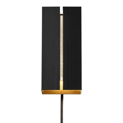 Nordlux - Dimbare LED wandverlichting CURTIZ 2xLED/4,5W/230V zwart