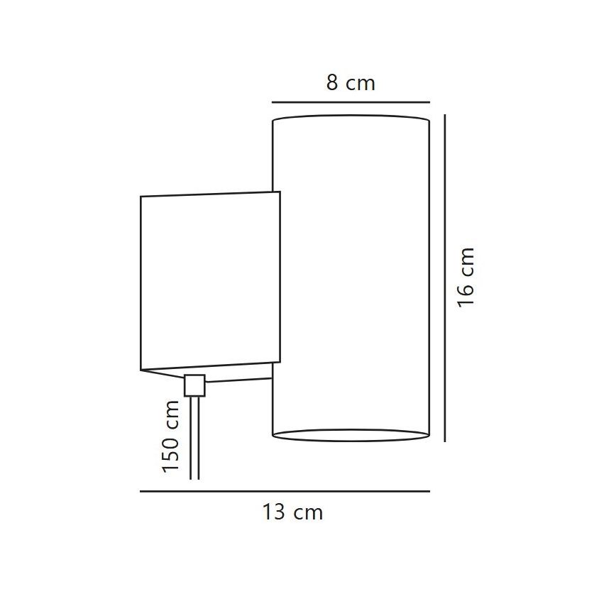 Nordlux - Dimbare LED wandverlichting MONA LED/10W/230V CRI 90