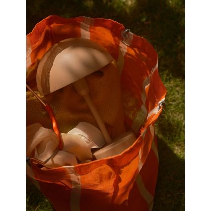 Nordlux - Dimbare oplaadbare LED-buitentafellamp ELLEN LED/2,8W/3,7V 2200 mAh IP44 bruin