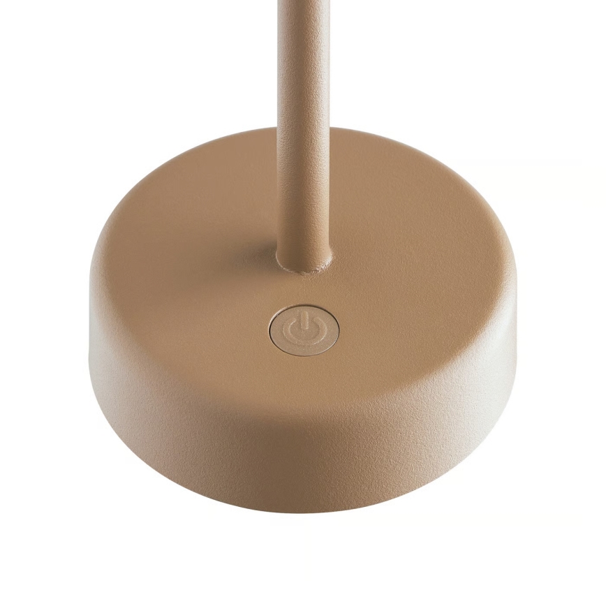 Nordlux - Dimbare oplaadbare LED-buitentafellamp ELLEN LED/2,8W/3,7V 2200 mAh IP44 bruin