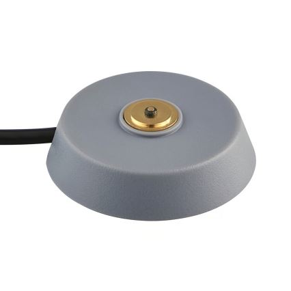 Nordlux - Dimbare oplaadbare buitentafellamp ELLEN LED/2,8W/3,7V IP44 2200 mAh grijs