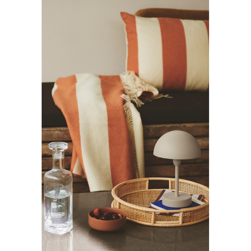 Nordlux - LED dimbare oplaadbare buitentafellamp ELLEN LED/2,8W/3,7V 2200 mAh IP44 beige