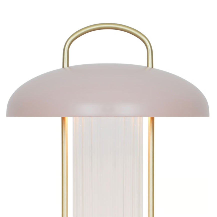 Nordlux - MIRANO LED tafellamp, dimbaar en oplaadbaar, met aanraakbediening, LED/3W/3,7V, roze
