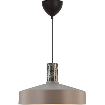 Nordlux - Hanglamp aan een koord ELVAS 1xE27/60W/230V diameter 37,5 cm bruin