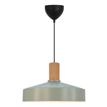Nordlux - Hanglamp aan een koord ELVAS 1xE27/60W/230V diameter 37,5 cm groen
