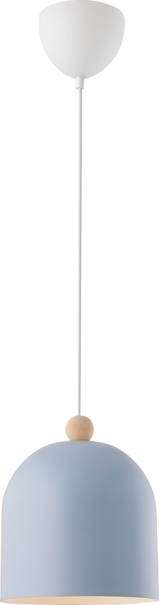 Nordlux - Hanglamp aan een koord GASTON 1xE27/40W/230V blauw/wit