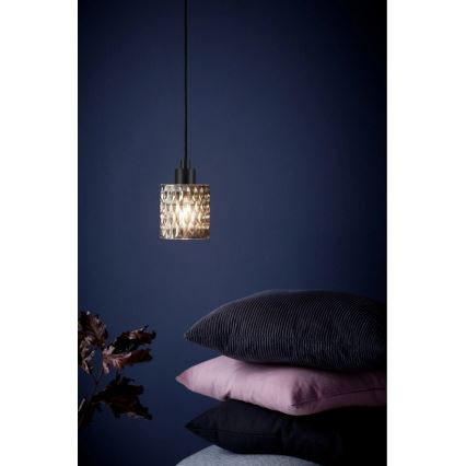 Nordlux - Hanglamp aan een koord HOLLYWOOD 1xE27/60W/230V gerookt