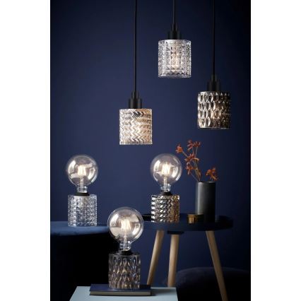 Nordlux - Hanglamp aan een koord HOLLYWOOD 1xE27/60W/230V gerookt