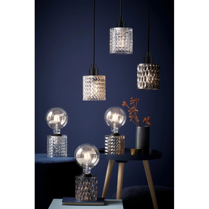 Nordlux - Hanglamp aan een koord HOLLYWOOD 1xE27/60W/230V gerookt