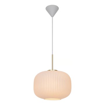 Nordlux - Hanglamp aan een koord MILFORD 1xE27/40W/230V diameter 30 cm wit