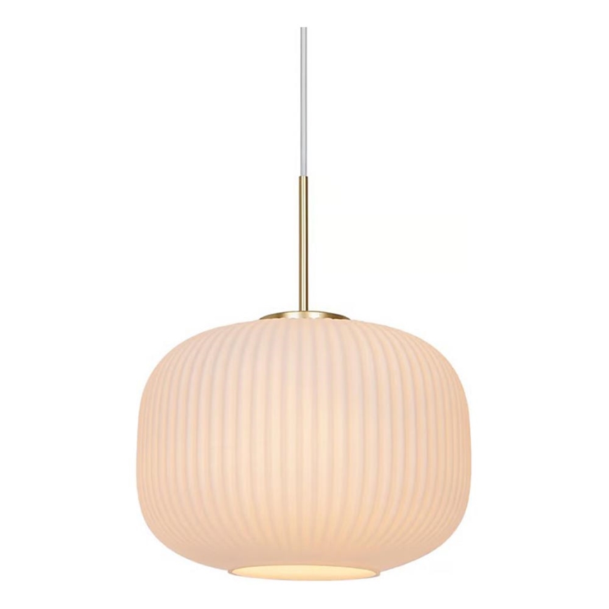 Nordlux - Hanglamp aan een koord MILFORD 1xE27/40W/230V diameter 30 cm wit
