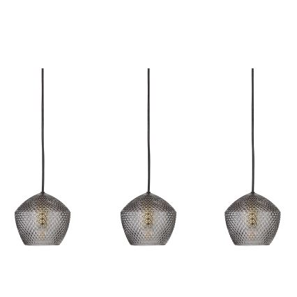 Nordlux - Hanglamp aan een koord ORBIFORM 3xE14/25W/230V zwart/grijs