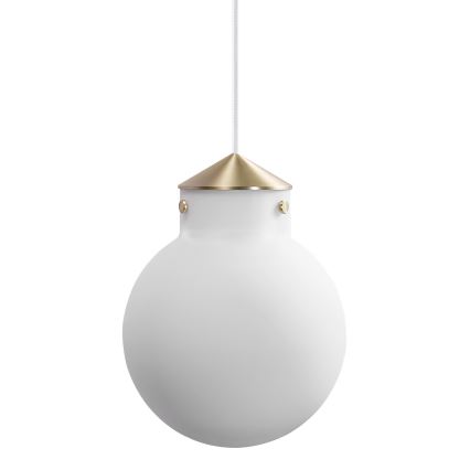 Nordlux - Hanglamp aan een koord RAITO 1xE27/25W/230V messing/wit