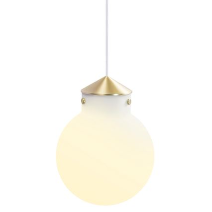 Nordlux - Hanglamp aan een koord RAITO 1xE27/25W/230V messing/wit