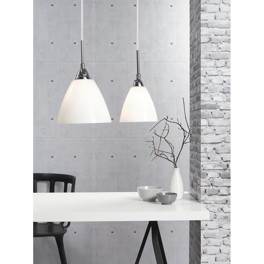 Nordlux - Hanglamp aan een koord READ 1xE14/40W/230V glanzend chroom