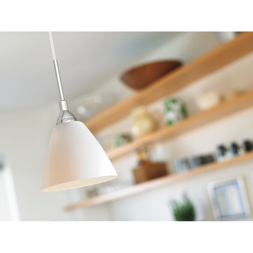 Nordlux - Hanglamp aan een koord READ 1xE14/40W/230V glanzend chroom