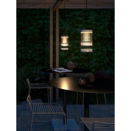 Nordlux - Hanglamp aan een koord voor buiten COUPAR 1xE27/25W/230V IP33 crème