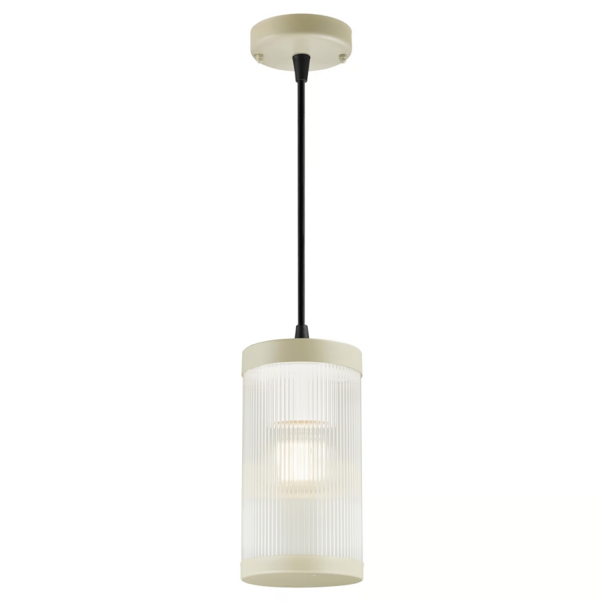 Nordlux - Hanglamp aan een koord voor buiten COUPAR 1xE27/25W/230V IP33 crème