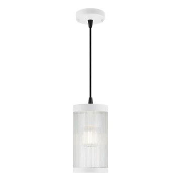 Nordlux - Hanglamp aan een koord voor buiten COUPAR 1xE27/25W/230V IP33 wit
