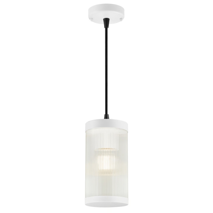 Nordlux - Hanglamp aan een koord voor buiten COUPAR 1xE27/25W/230V IP33 wit