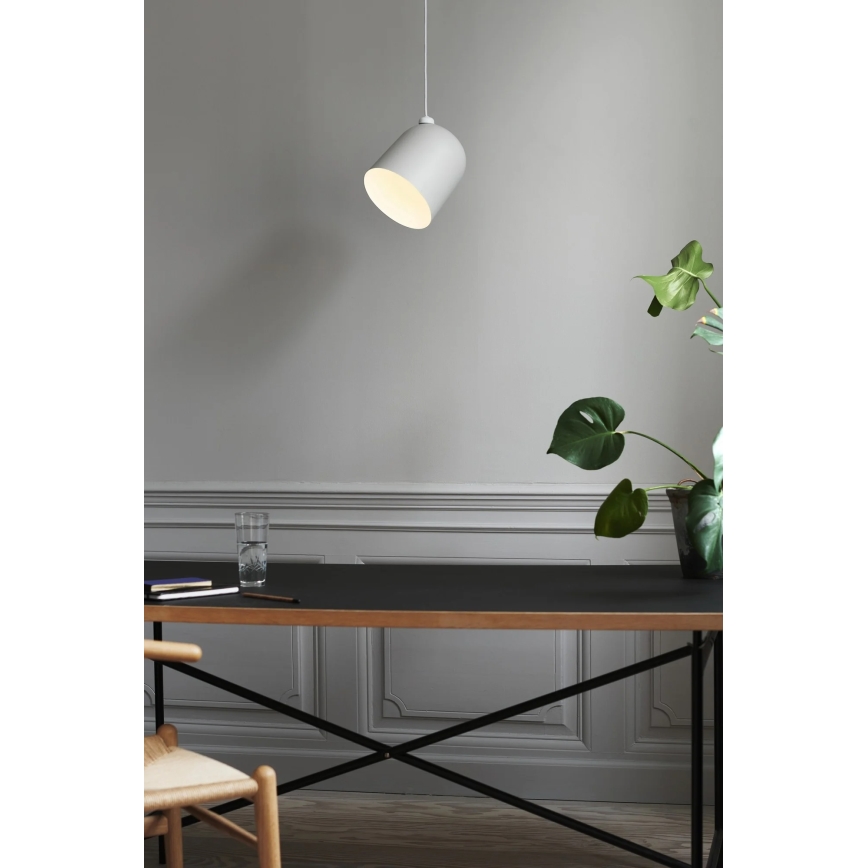 Nordlux - Hanglamp aan kabel ANGLE 1xE27/25W/230V wit